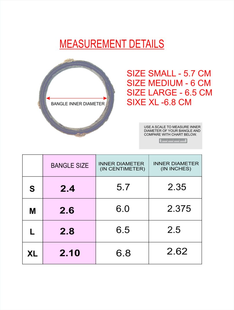 sabis Thread Bangle with handdrawn Designs - Image 12