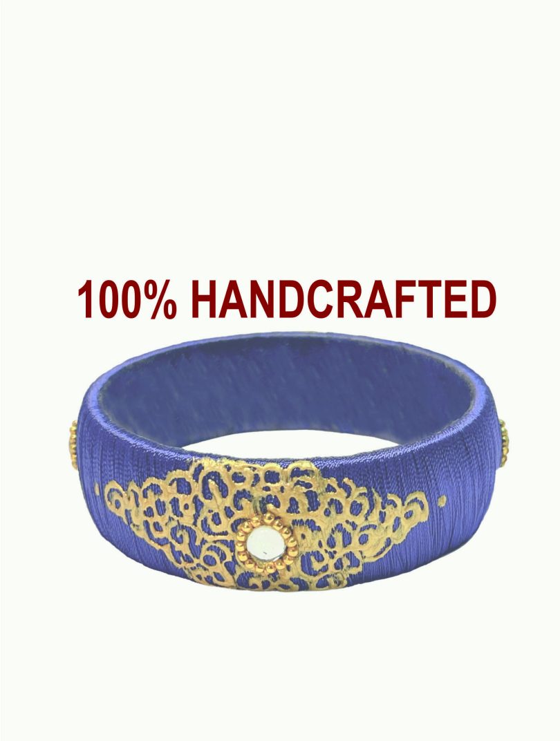 sabis Thread Bangle with handdrawn Designs - Image 5
