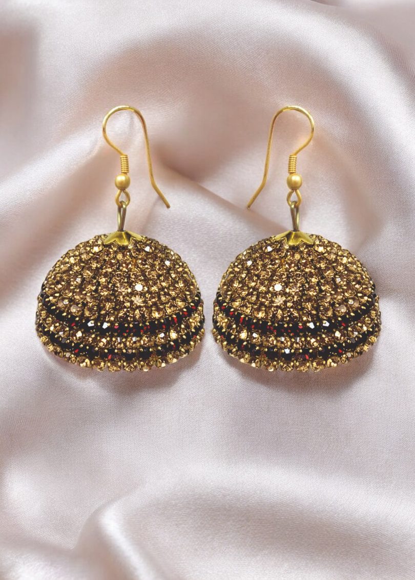 Gold Rhinestone jumki - Image 8