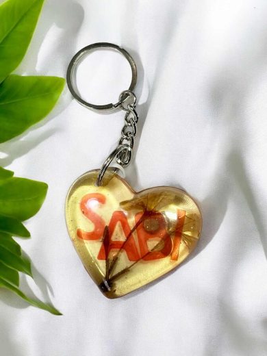 Resin Keychains- (Resin Alphabet)