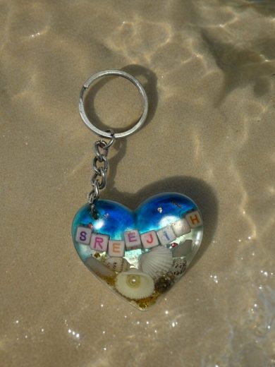 Resin Keychains- ( Customised Names or Messege)