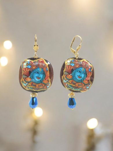 Decoupage Ear jewellery design 03