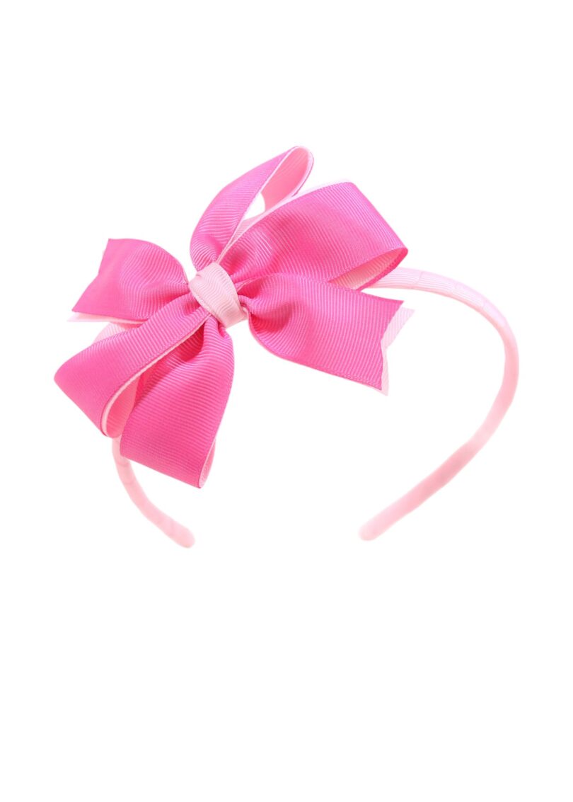 Satin grosgrain Ribbon  Hairbow - Image 2