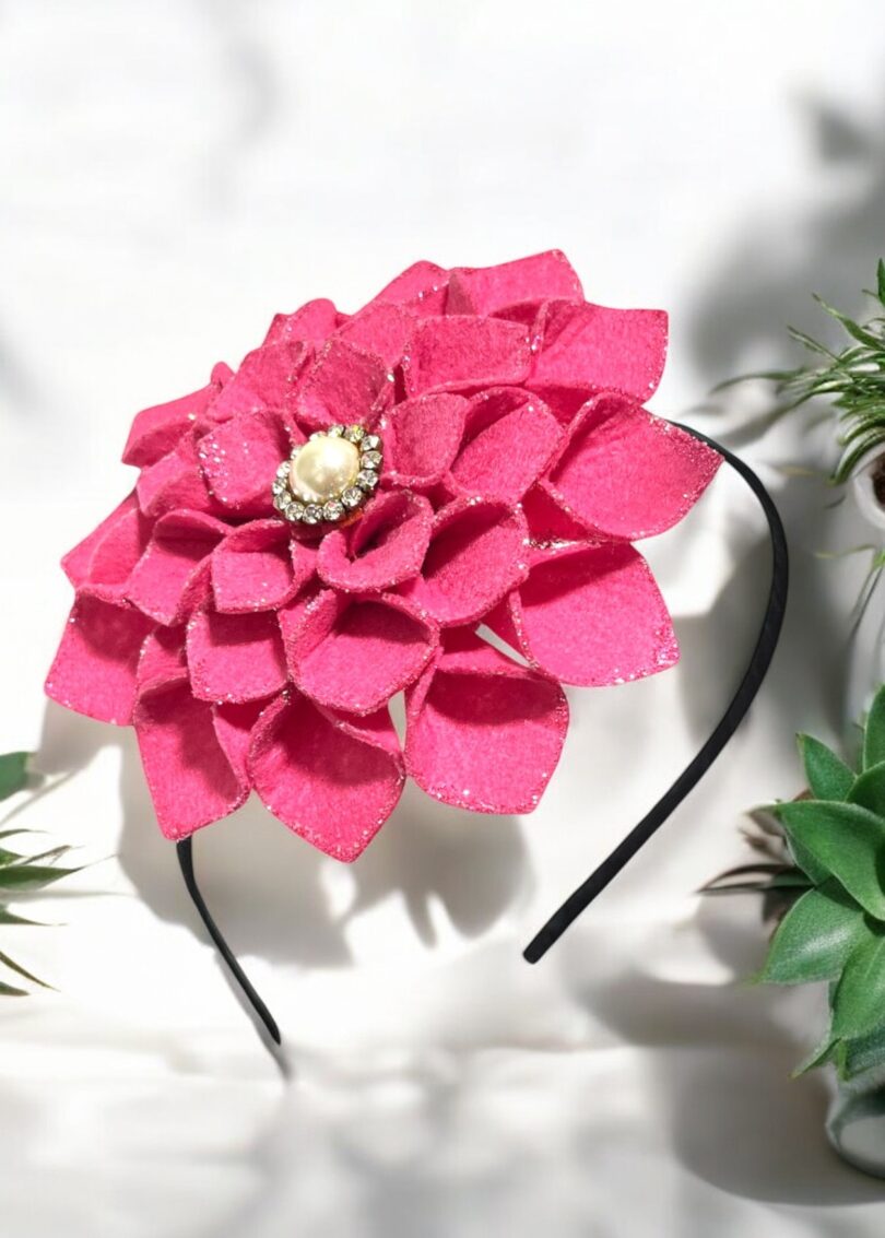 HHB24-Felt Fabric DALIYA Flower - Image 2